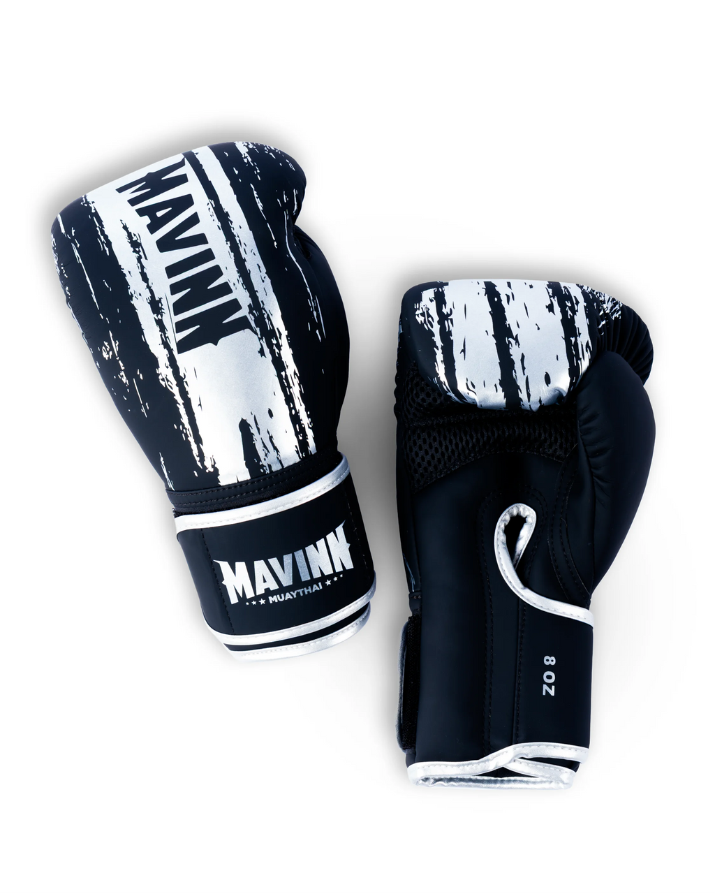Mavinn Impact In Motion Boxing Gloves Black Silver
