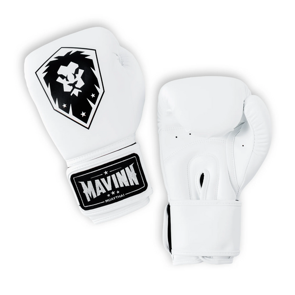 Mavinn Microfiber Boxing Gloves - Still In Grind (White)