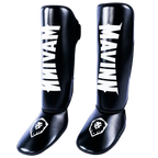 Mavinn Original Tribute Shin Guards in Black, front view
