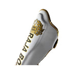 Pair of RAJA BOXING LS2 Lightweight Shin Guards in white