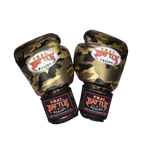Thai Battle PU Leather Boxing Gloves, front view