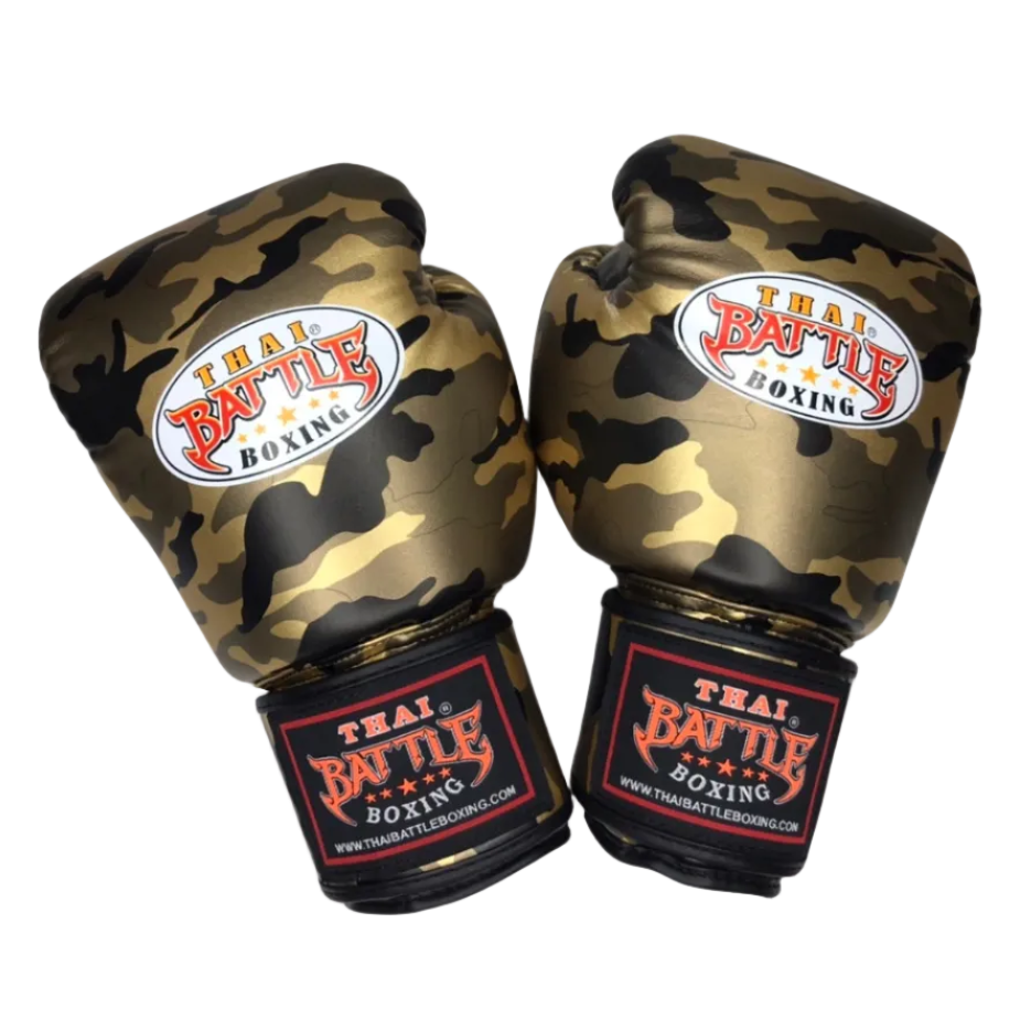 Thai Battle Boxing Gloves PU Leather