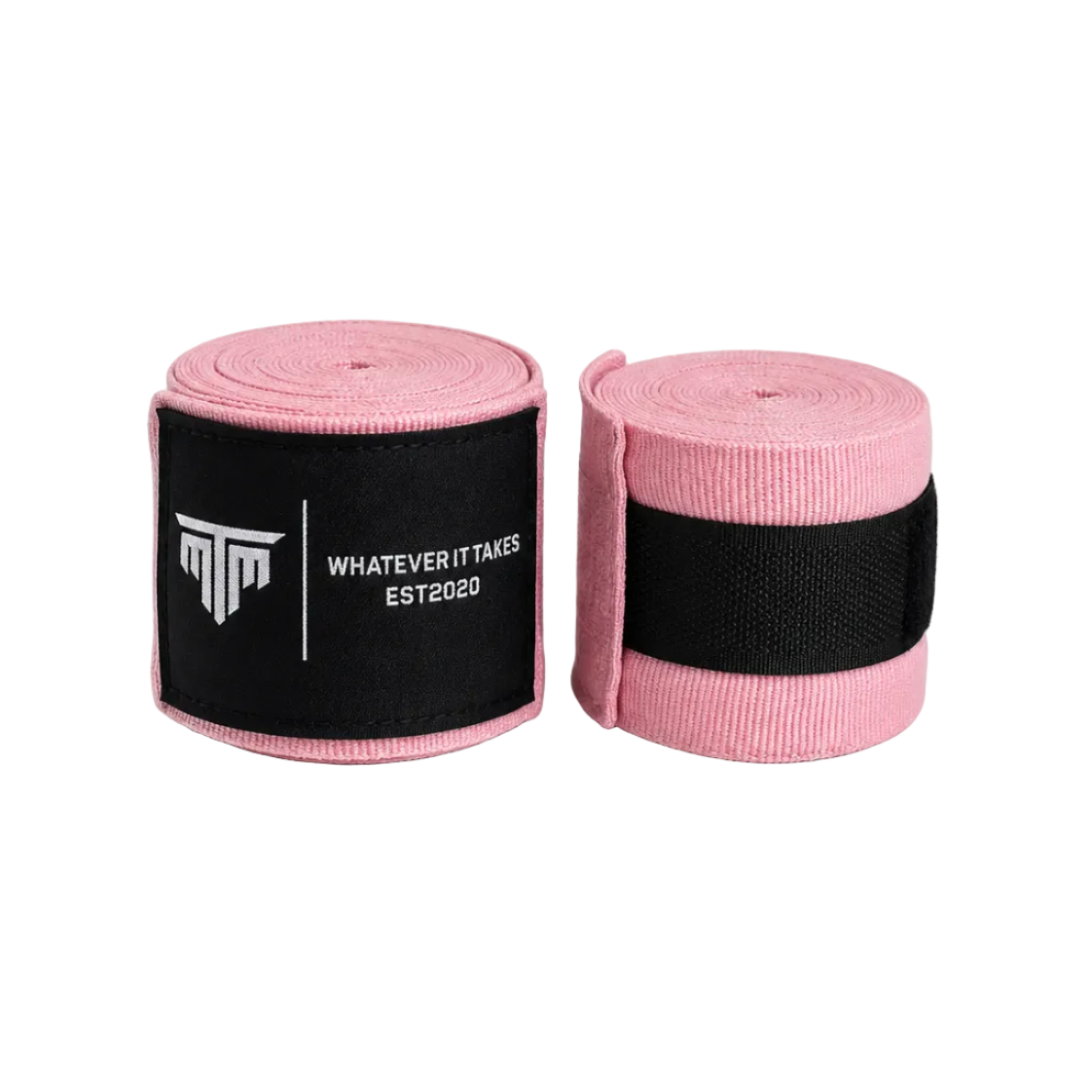 MTM 4.5M Hand Wraps in Pink, rolled up