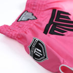 MTM Essentials Muay Thai Shorts Pink on model kicking