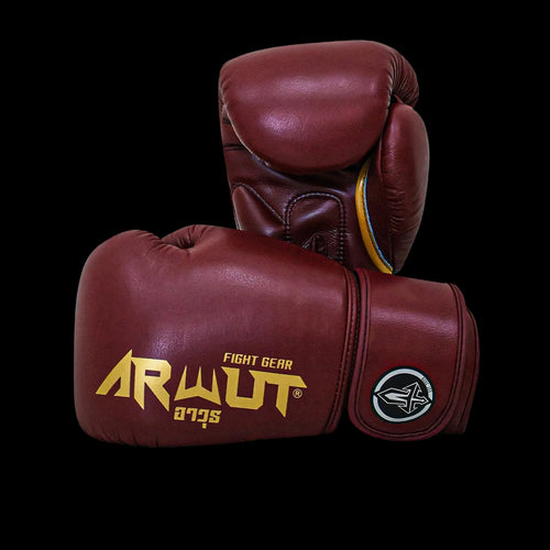 Arwut The Ascent Muay Thai Boxing Gloves Crimson Red