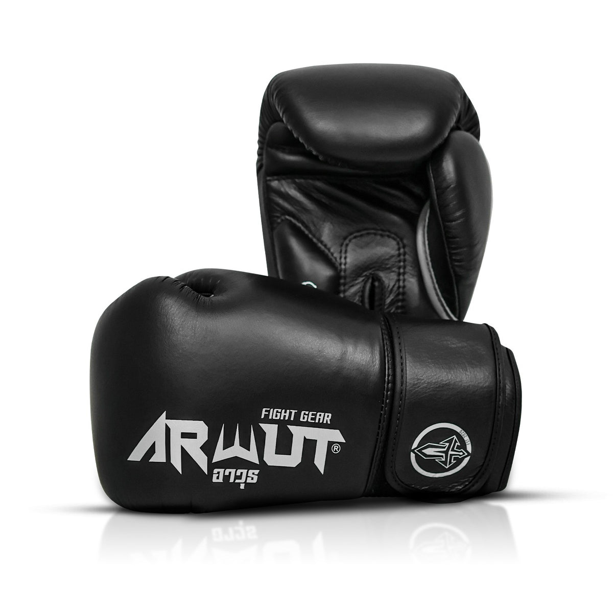 Arwut The Ascent Muay Thai Boxing Gloves Jet Black