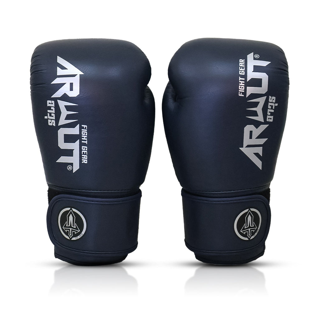 Arwut The Ascent Muay Thai Boxing Gloves Oxford Blue front view
