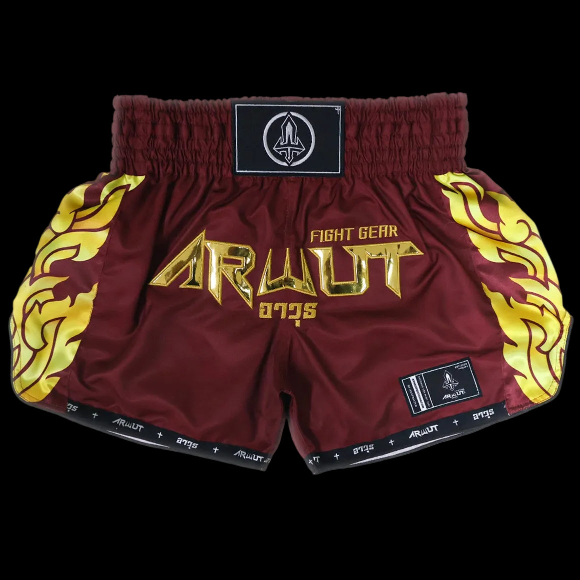 Arwut Muay Thai Shorts BS3 Crimson Red