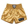 MTM Classic Muay Thai Shorts Gold front view