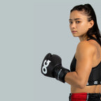 OG Fightwear Supermax Boxing Gloves Black pair