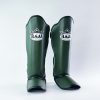 RAJA BOXING Lightweight Shin Guards Dark Green