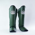 RAJA BOXING Lightweight Shin Guards Dark Green