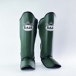 RAJA BOXING Lightweight Shin Guards Dark Green