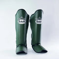 RAJA BOXING Lightweight Shin Guards Dark Green