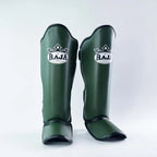 RAJA BOXING Lightweight Shin Guards Dark Green