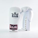 Raja Boxing LS-2 Slim Shin Guards, detail of stitching