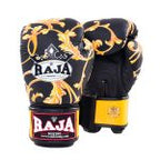 RAJA BOXING Shin Guards on a fighter