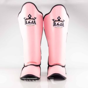 Raja Boxing Lightweight Shin Guards in Pink Pastel, small image