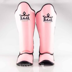 Raja Boxing Lightweight Shin Guards in Pink Pastel, thumbnail
