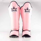 Raja Boxing Lightweight Shin Guards in Pink Pastel, product shot