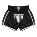 MTM Essentials Muay Thai Shorts in black, front view
