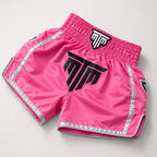 MTM Essentials Muay Thai Shorts Pink detail view