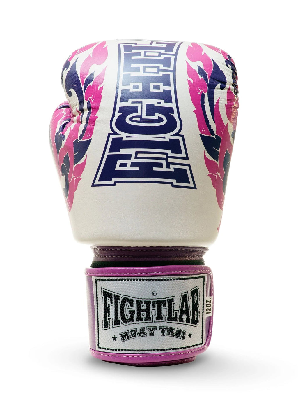 Fightlab Essence Of Thai Muay Thai Gloves, side view showing wrist support
