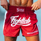 Fightlab Grit And Glory Thai Boxing Shorts Black front view