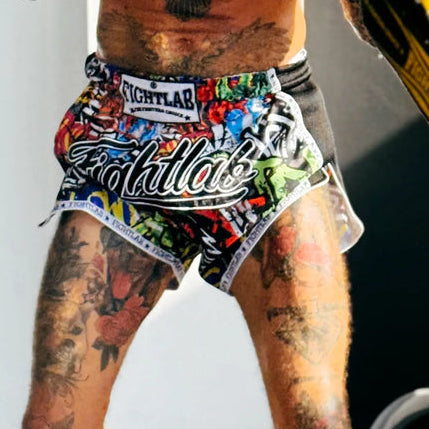 Fightlab Kowabunga Thai Boxing Shorts front view
