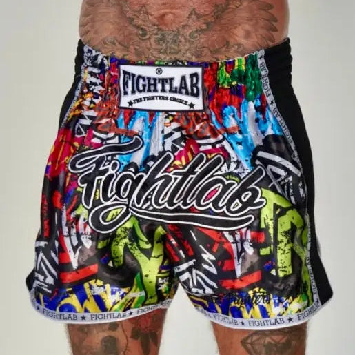 Fightlab Kowabunga Thai Boxing Shorts detail of waistband