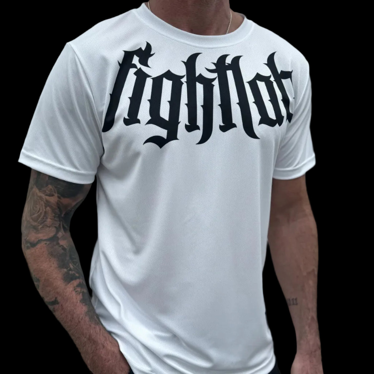 Fightlab Xplode Muay Thai T-Shirt White front view