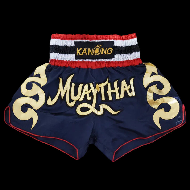 Kanong KNS-120 Navy Muay Thai Shorts