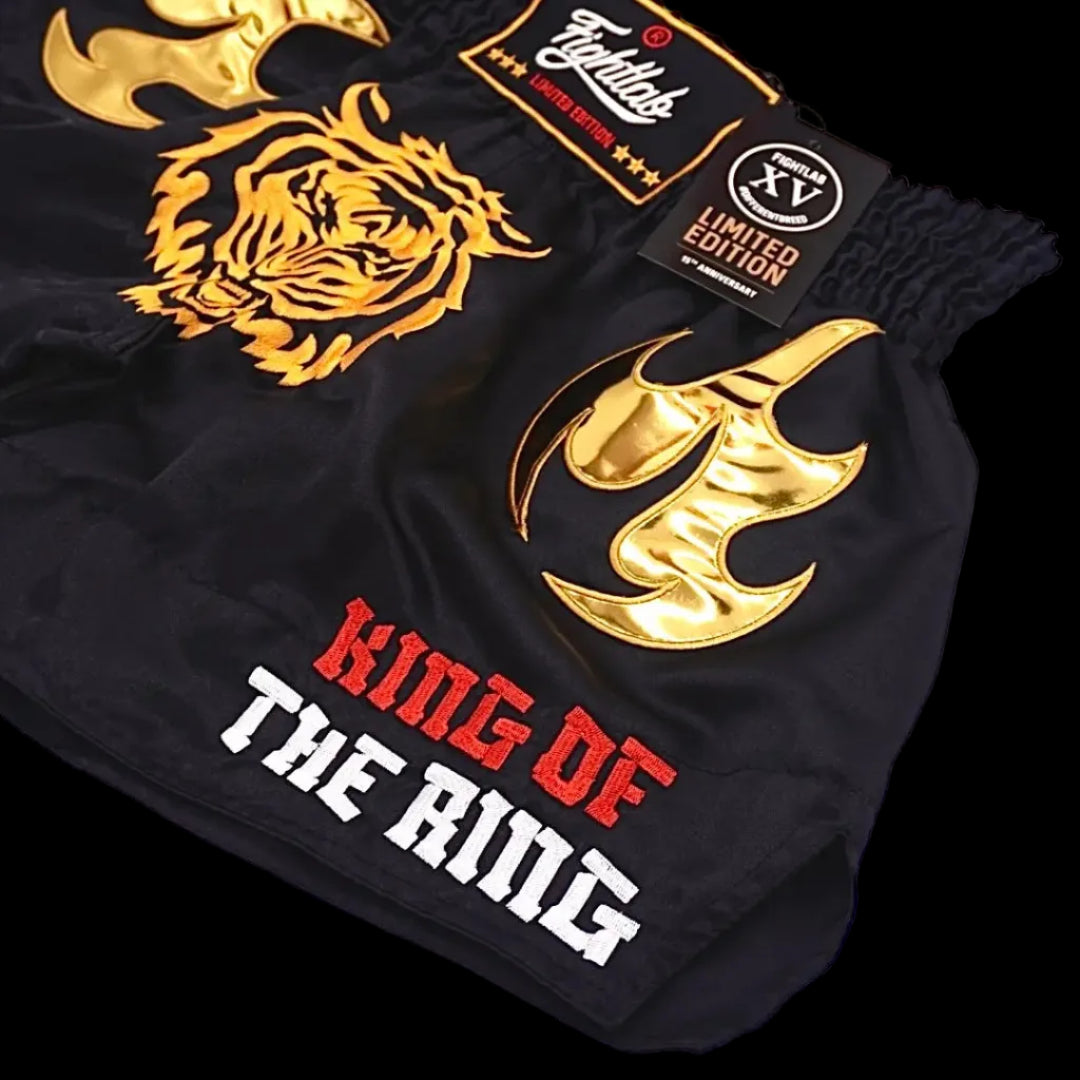 Fightlab King of Boxing Muay Thai Shorts detail