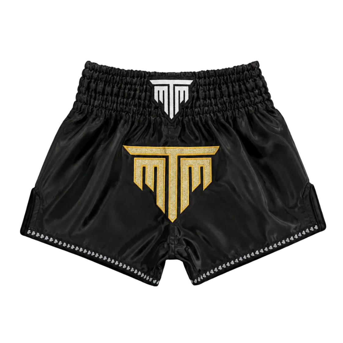 MTM Phantom Muay Thai Shorts in Gold, front view