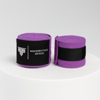 MTM 4.5M Hand Wraps in purple, rolled up
