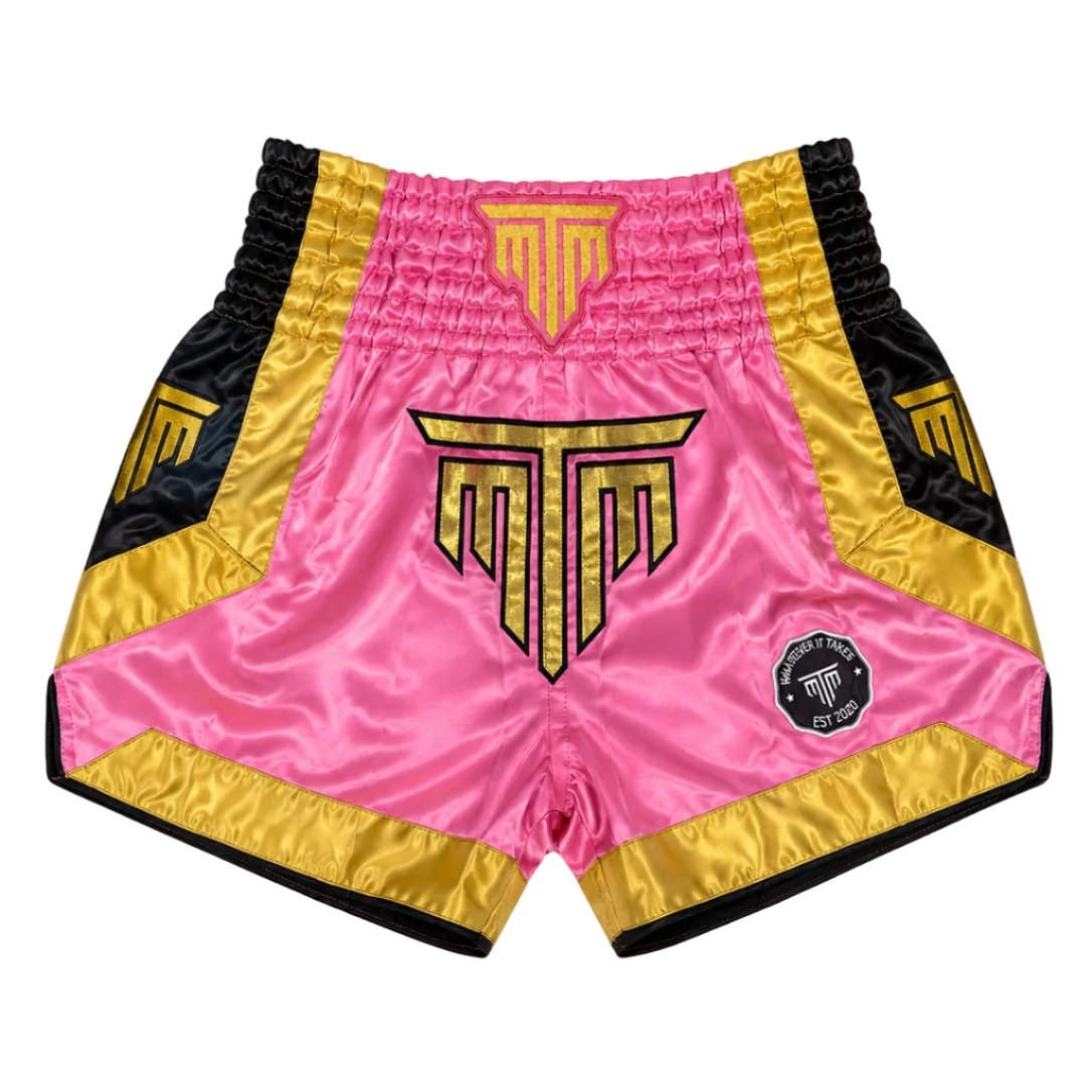 MTM Royale Muay Thai Shorts Pink front view