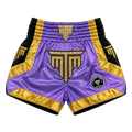 MTM Royale Muay Thai Shorts in purple, front view