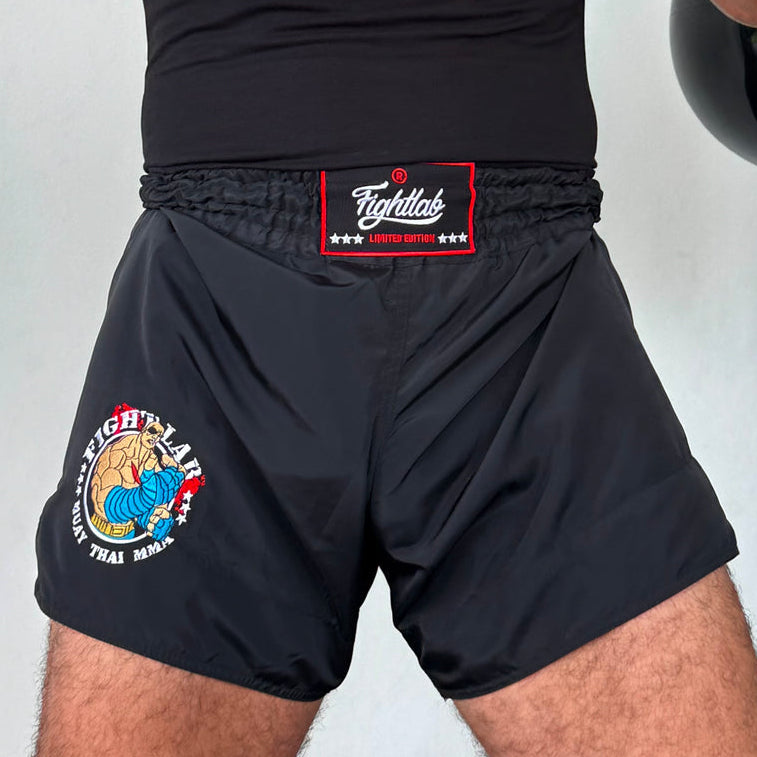 Fightlab Sagat Limited Edition Thai Boxing Shorts - Close Up