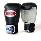 Sandee Authentic Velcro Boxing Gloves Black & White