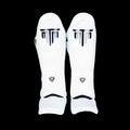 MTM Sport VX Shin Guards in white, front view
