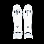 MTM Sport VX Shin Guards in white, front view