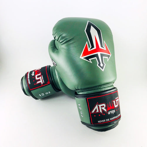 Arwut BG1 Boxing Gloves - Army Green - 8-16 oz | Muay Thai Gear