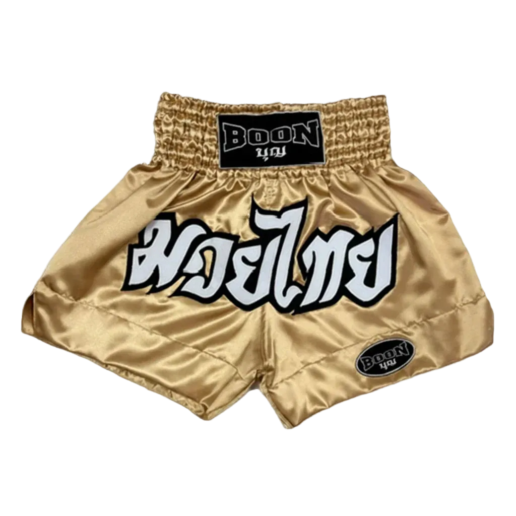 BOON Sport Gold Classic Muay Thai Shorts