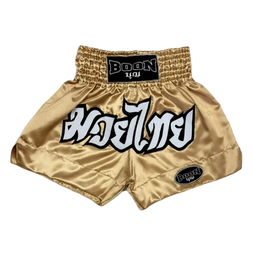 BOON Sport Gold Classic Muay Thai Shorts