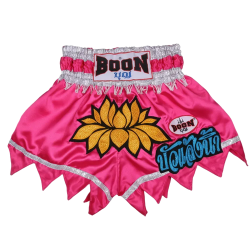 BOON Sport Pink Lotus Muay Thai Shorts