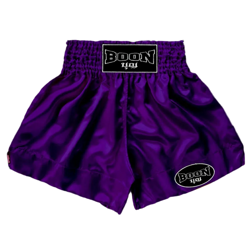BOON Sport Plain Purple Muay Thai Shorts
