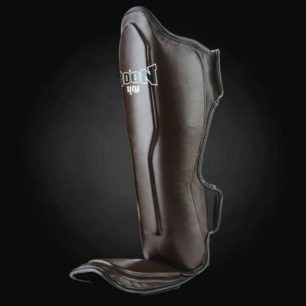 BOON Sport SPBR Shin Guards Brown