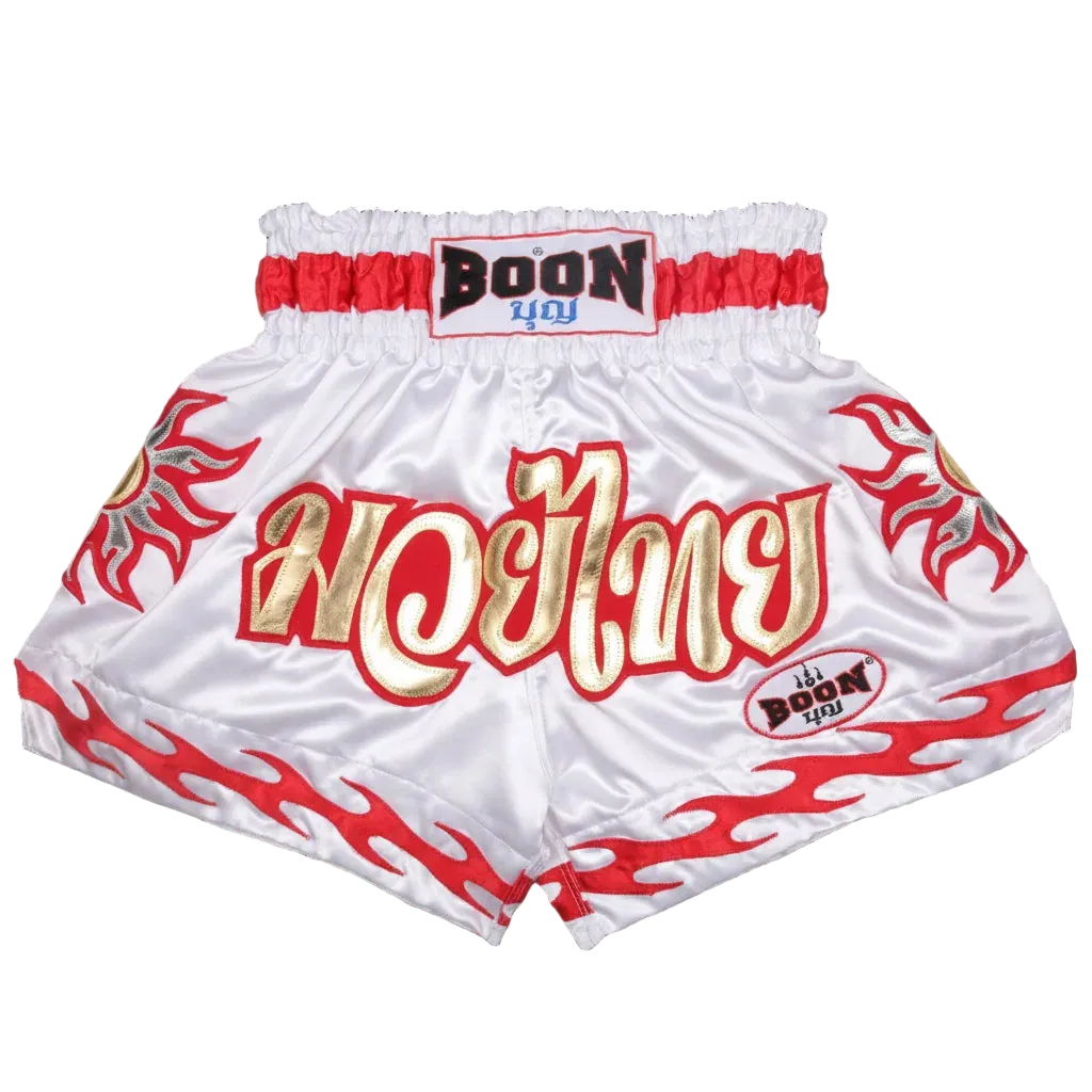 BOON Sport White Sun Muay Thai Shorts