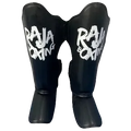 Raja Boxing Lightweight Shin Guards V4 in black